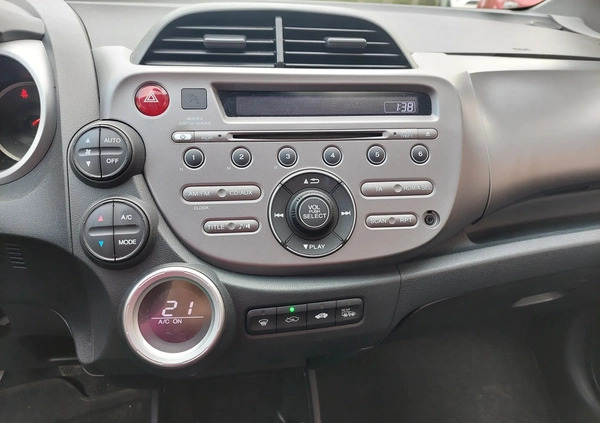 Honda Jazz cena 14900 przebieg: 124897, rok produkcji 2009 z Witkowo małe 172